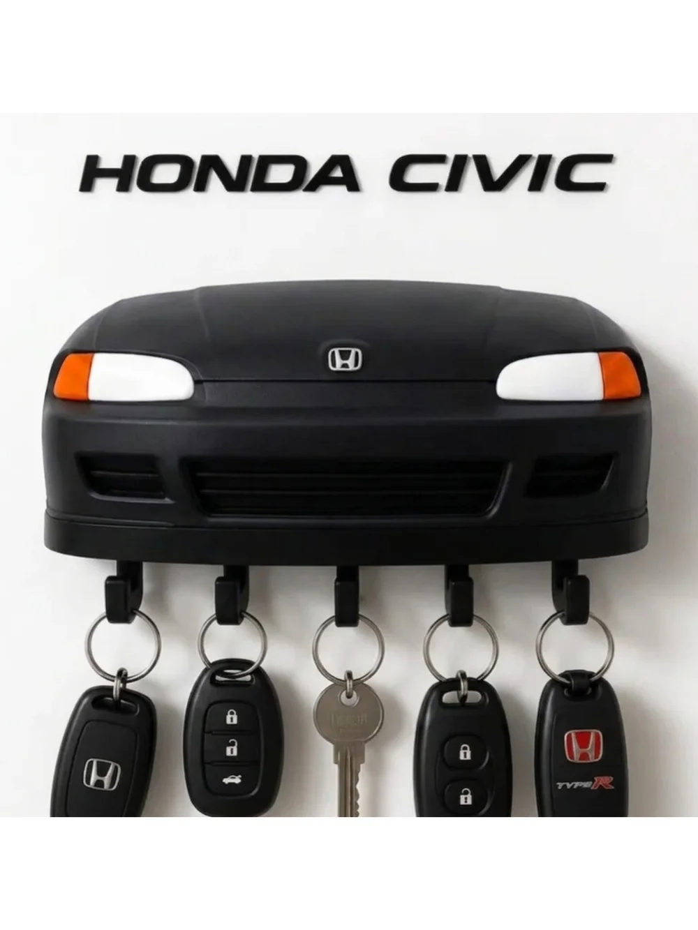 Honda Civic Key Hanger , Key Holder, Wall Decor, Dad Gift, Drift, JDM